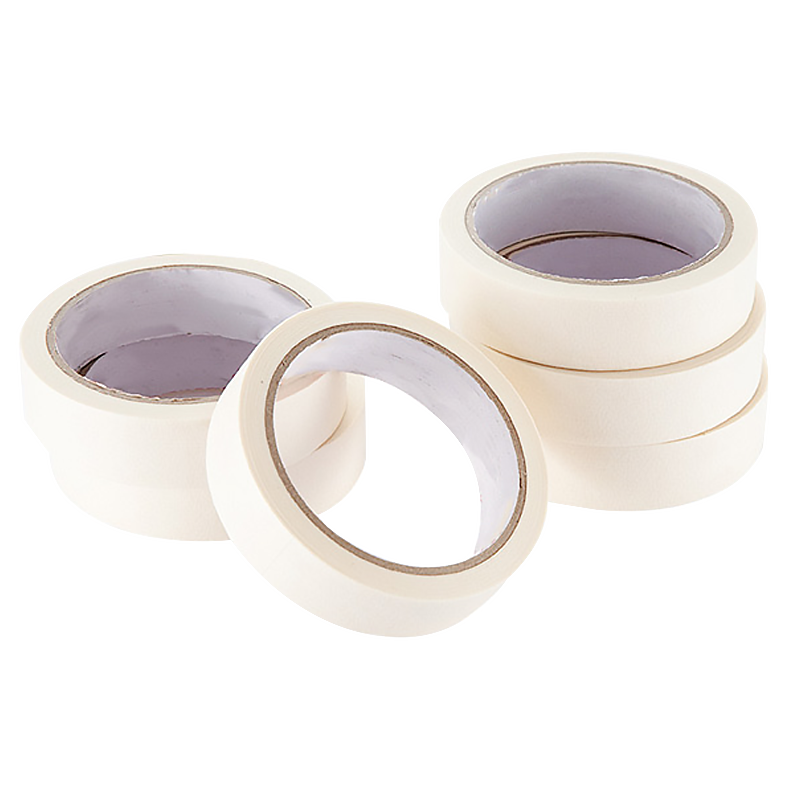 TANGO TANGO Masking Tape, Renovation Protection, Painting Negative Space, 24mm*18.3m 6 Rolls, Oil And Stain Resistant, No Residue Left