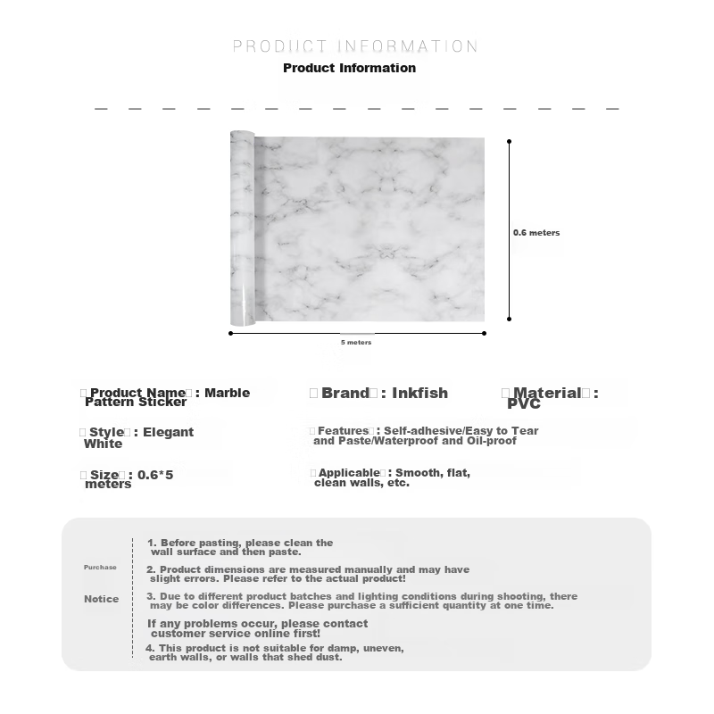Modouyu Kitchen Oil-Proof Sticker, Cabinet Sink Moisture-Proof Sticker, Tile Renovation Sticker, Marble Countertop Heat-Resistant Protective Film