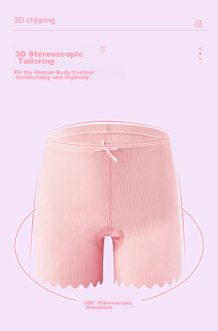 LangSha Children's Underwear, Girls' Safety Shorts, Modal Anti-Chafing Underwear for Girls, Big Kids' Boyshorts, Baby Underwear, Size 160 7