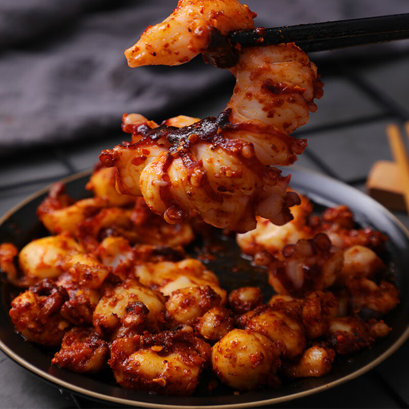 初鲜冷冻鱿鱼须350g 3-5只装大八爪鱼鱿鱼腿 烧烤火锅食材 海鲜水产