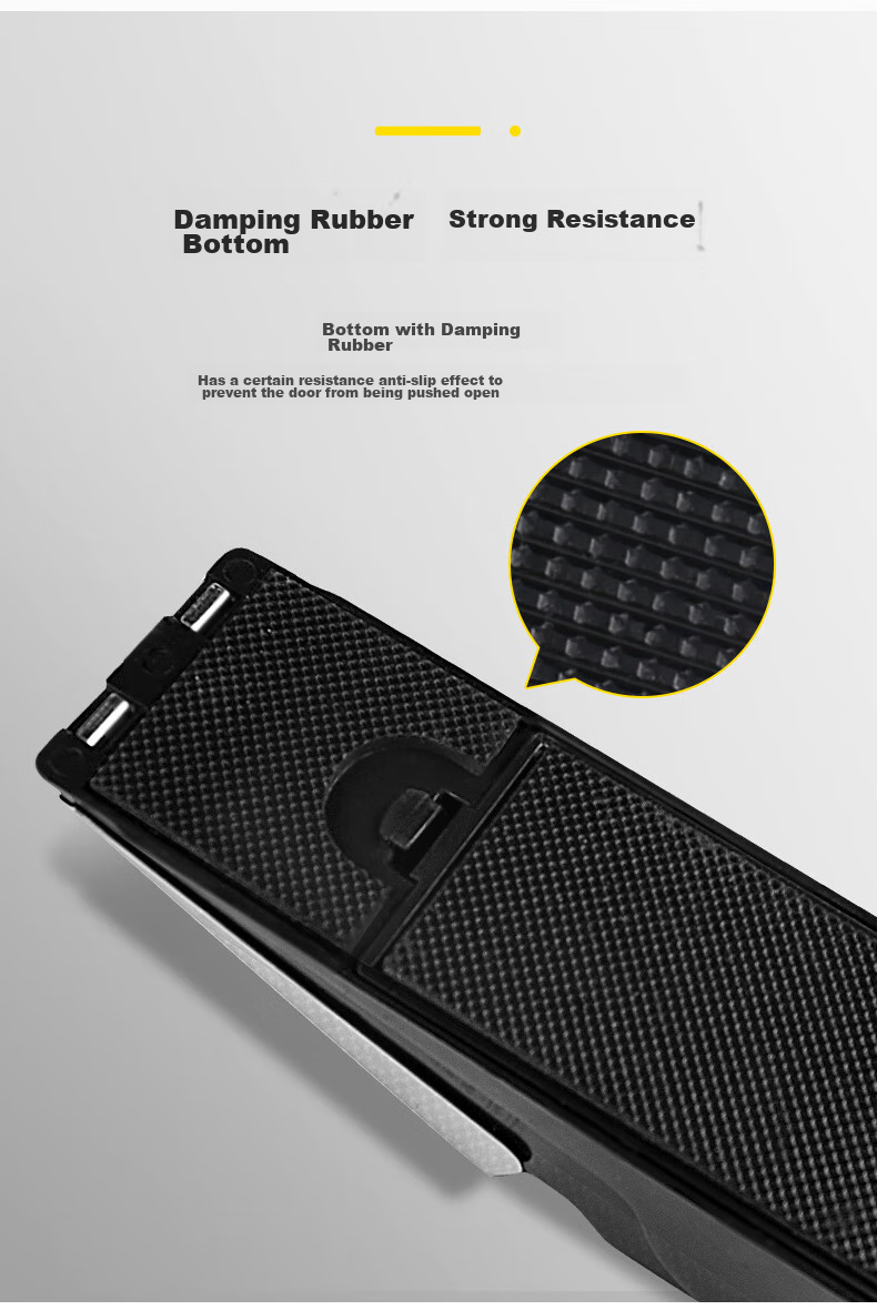 JOYTOUR Door Stopper, Smart Alarm for Hotel Doors, Anti-Collision Door Stopper, Security Device for Hotels, Black 7