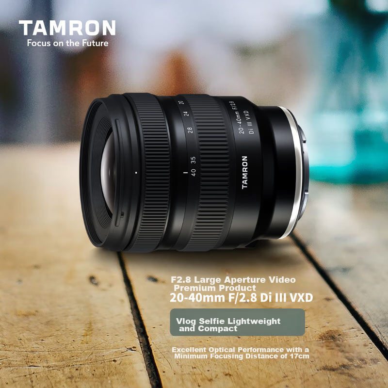 Tamron A062S 20-40mm F/2.8 Di III VXD Large Aperture Standard Zoom for Landscape And Video, Sony Full-Frame Mirrorless Lens (Sony Full-Frame E-Mount)