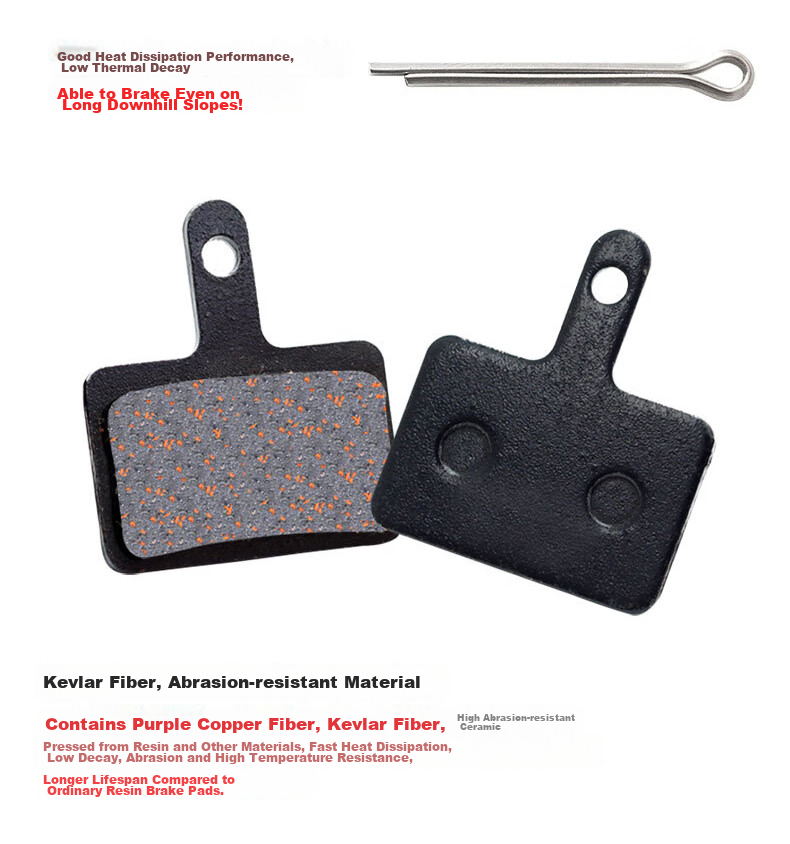 Move Iron Bicycle to Lian Mountain Bike Universal Brake Pads Disc Brake Pads Brake Liner Oil Brake Pads Cycling Accessories A Set of Two Pieces [TP-01B] 5