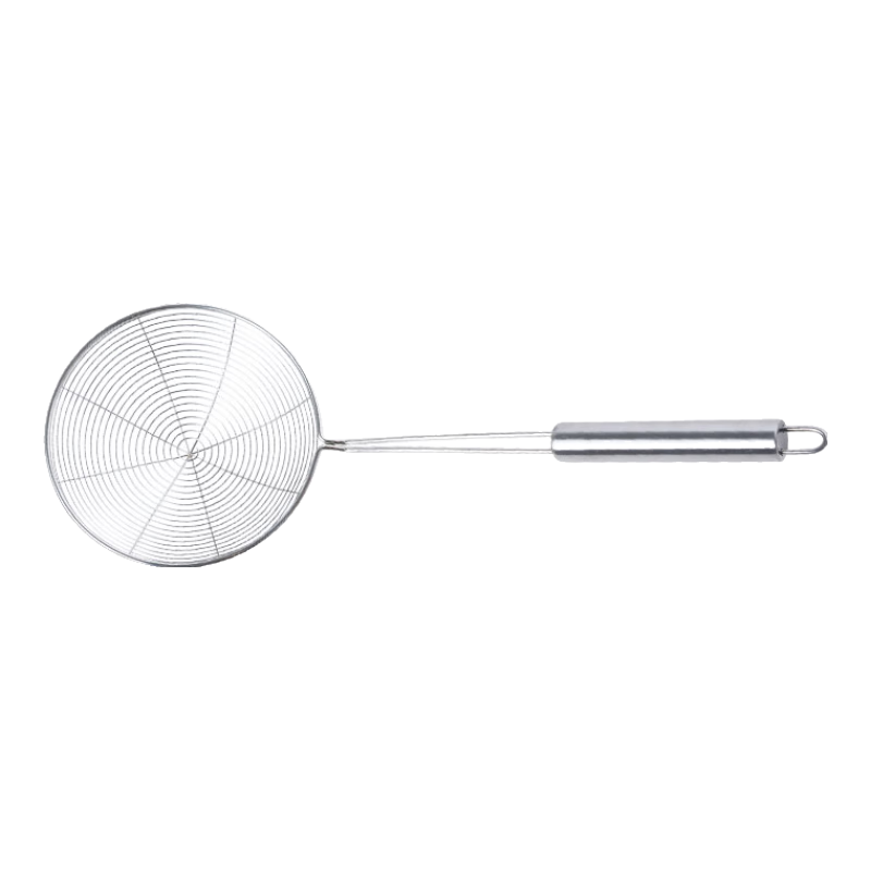 BJ Stainless Steel Strainer, Colander, Fine Mesh Filter Ladle, Frying Basket, Skimmer, Sieve, Noodle And Dumpling Scoop