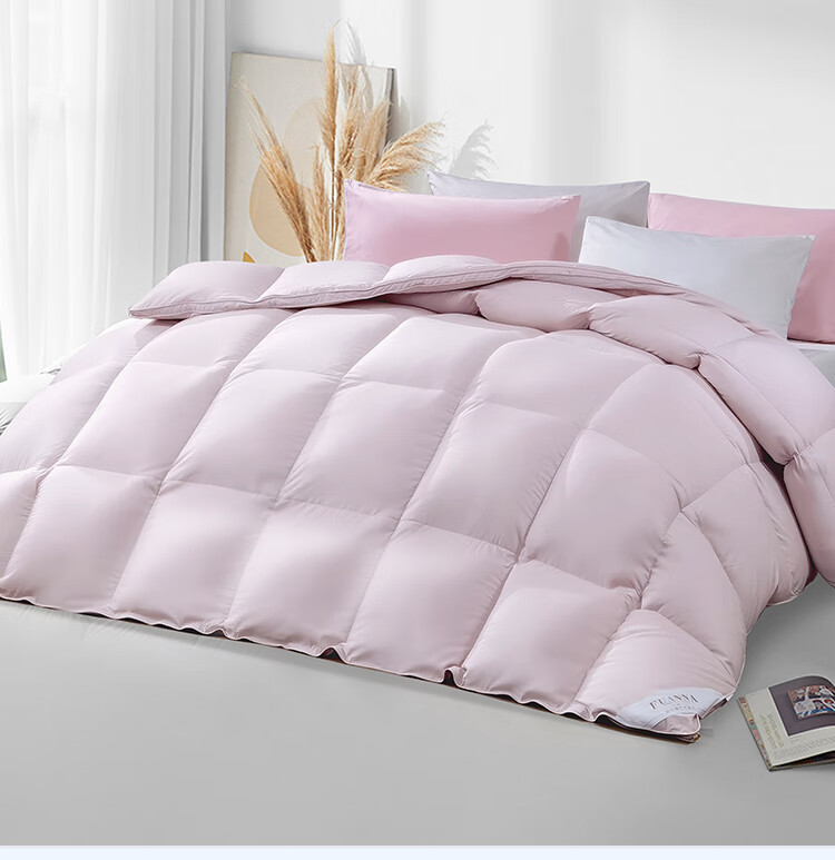 FUANNA down Comforter, 90% Grey Duck down Duvet, Double Size All-Season Comforter for Spring And Autumn, 600g Filling, 203x229cm 2