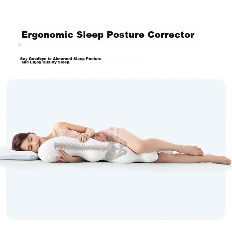 CHECA GOODS Sleeping Hug Pillow Leg Pillow Sofa Cushion Long Body Pillow for Pregnant Women And Adults Side Sleeping Pillow Mid-Autumn Festival Gift 7
