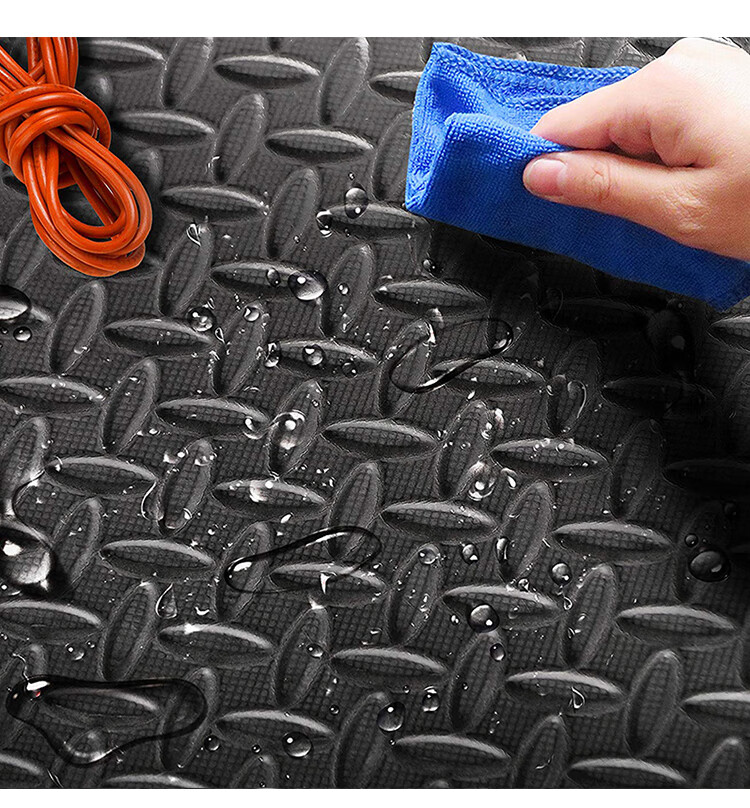 PROIRON Puli'ai Gym Floor Mat, Exercise Mat, Treadmill-Specific Soundproof Mat, Floor Pad, 2 Cm Thick, 6 Pieces 6