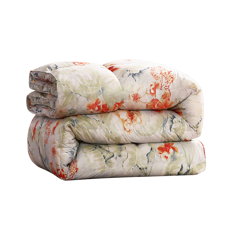 FUANNA down Comforter, 95% White Goose Down Duvet, Single Antibacterial All-Season Quilt, 500g Filling, 152×210cm, Overture