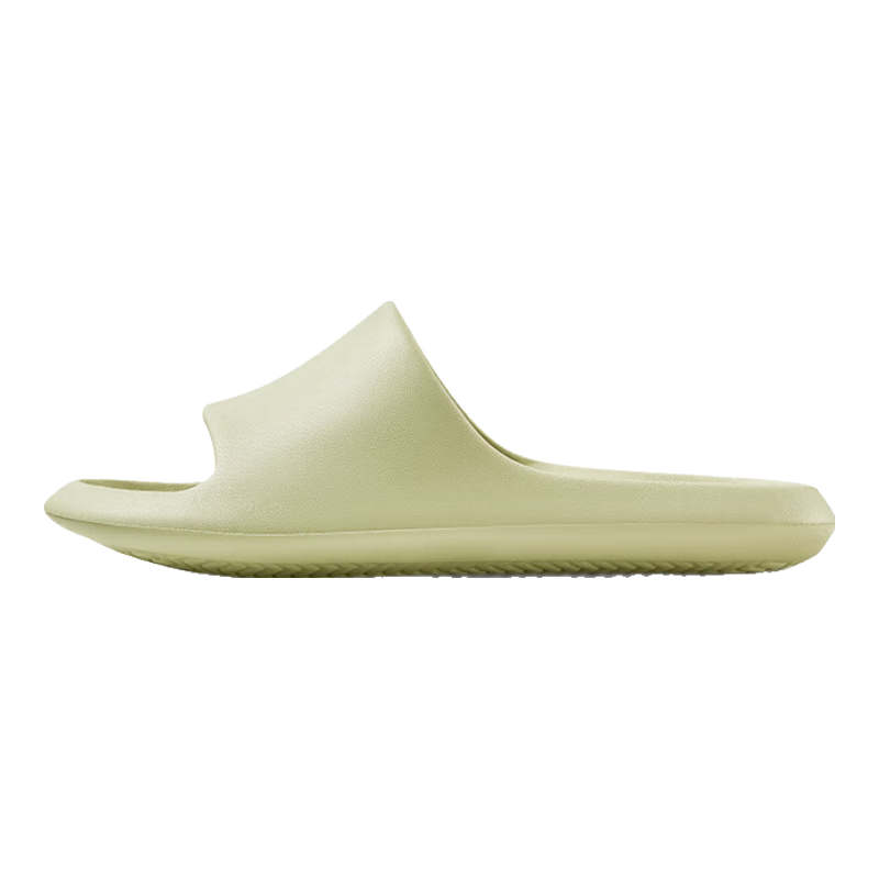 Poxi Banana Boat Slippers, Women's Bathroom Non-Slip Indoor Home All-Season Couple Slippers for Men, Beige, Size 44-45