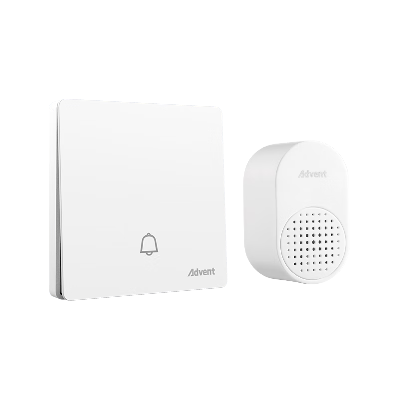 Advent Doorbell, No Battery Required, Self-Powered, Wireless Doorbell, Waterproof, Home Call Button FH861-313