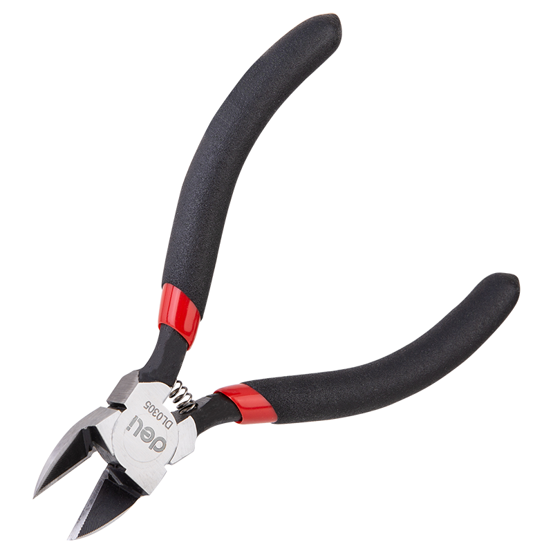 Deli Non-Slip Water Pipe Pliers, Water Pipe Cutters, Electronic Scissors, Plastic Pliers, Diagonal Pliers, Electrician's Pliers, 5-Inch Chrome Vanadium Steel Professional Model