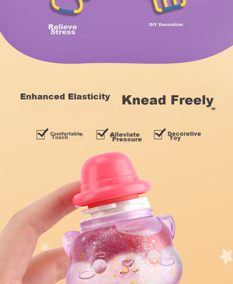 Aomengxing Squeeze Toy with Slow Rebound, Water-Filled Stress Relief Toy, Decompression Gadget, Girls' DIY Craft Materials, Children's Birthday Gift 3