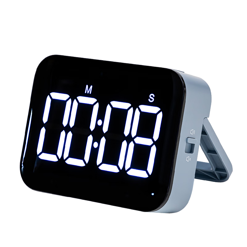 Deli Newse Electronic Timer with High Definition Large Screen, Simple And Luxurious Design for Office, Students, Children, Time Management, Baking, Thesis Defense, And College Entrance Exams. Blue NS883 Gift