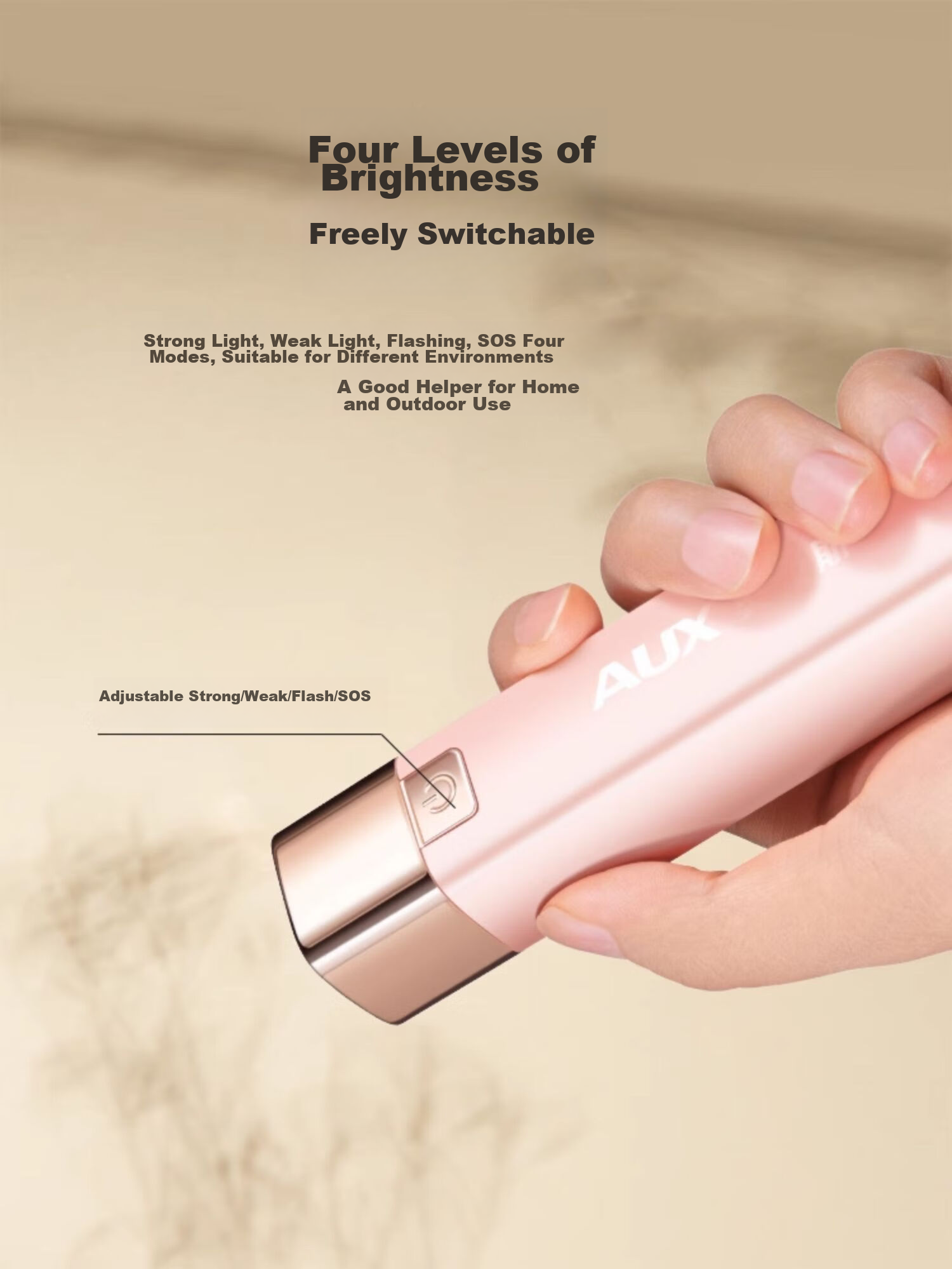 Aokesi High-Intensity Flashlight for Children, Rechargeable, Ultra-Bright, Compact, Portable, Mini, for Home And Outdoor Use, Long-Range, Student-Friendly LED Light 9