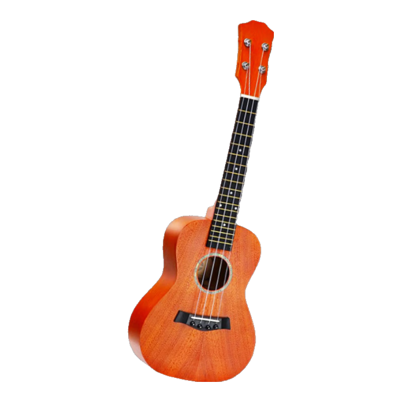 Maneryuepu Ukulele for Adults And Children, Peach Blossom Heartwood, Beginner's Small Guitar, 23-Inch Model