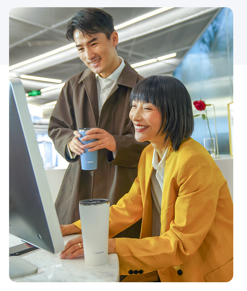 ZO JIRUSHI Stainless Steel Insulated Coffee Mug for Men and Women, Student Outdoor Thermal Water Bottle 450ml SXFSE45-AD 13