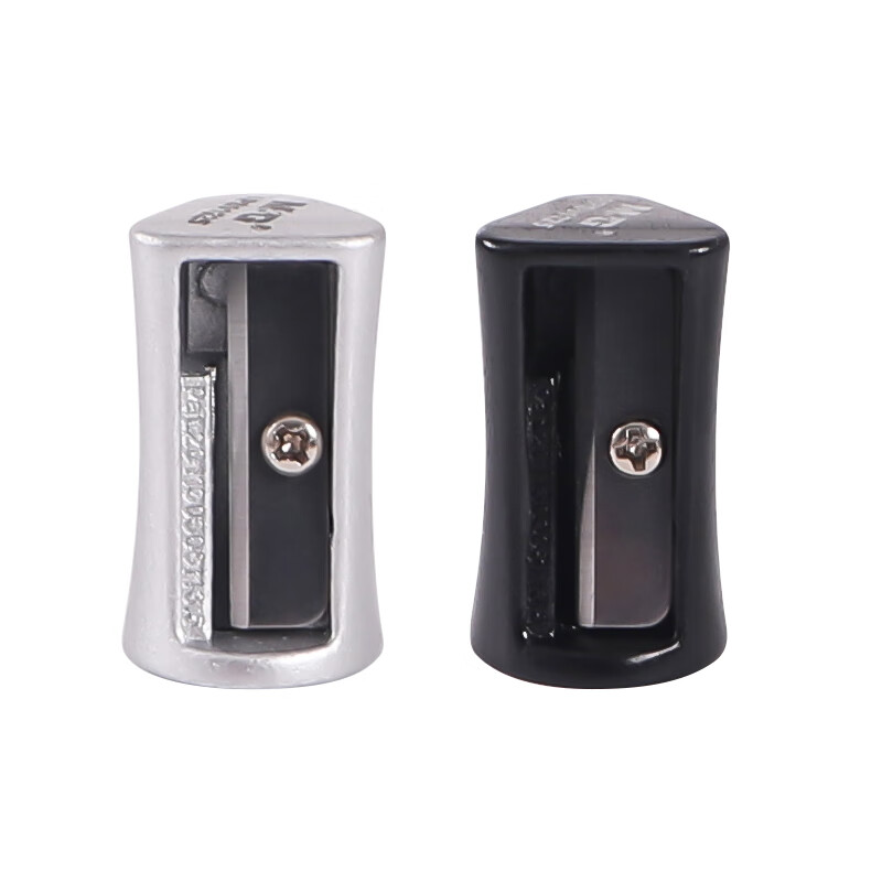 M&G Metal Pencil Sharpener Wooden Pencil Single Hole Sharpener Art Student Portable Sharpener Random Color APS91225 Pack of 5