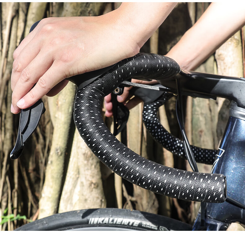 LEBYCLE Road Bike Handlebar Tape with Silicone Anti-Slip Dirt-Resistant Universal Handlebar Wrap for Bicycles, Cycling Accessories And Equipment 9