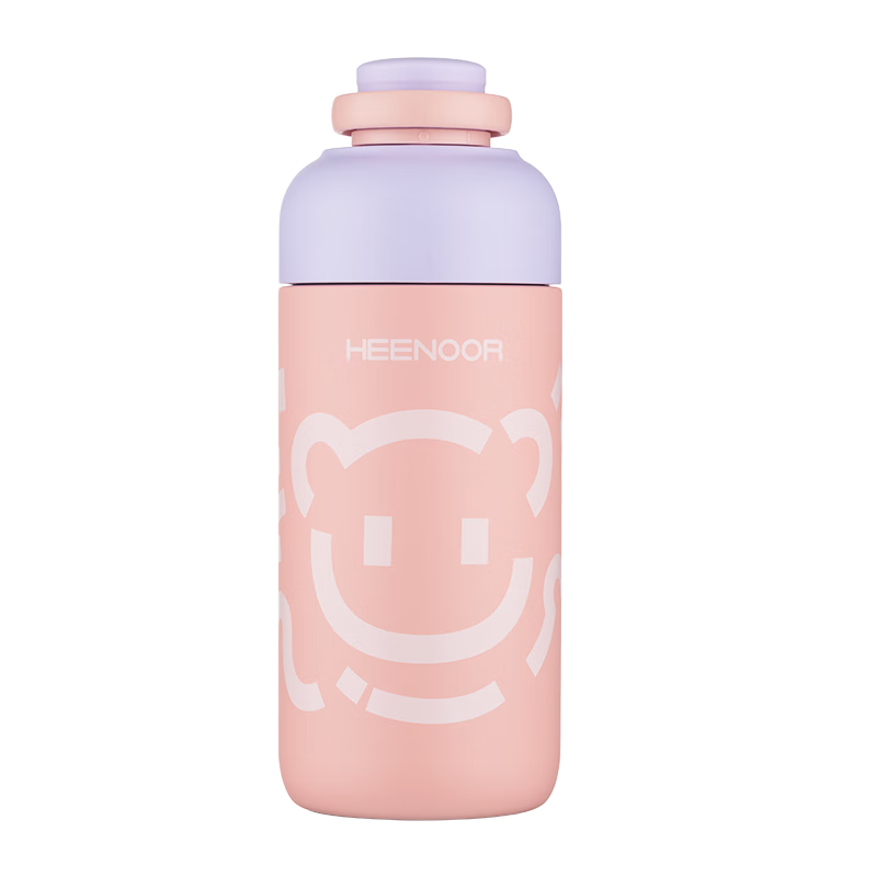 Heenoor Insulated Water Bottle for Children, 316L Stainless Steel Large Capacity Cute High-Quality Straw Cup for Boys And Girls XN-3120