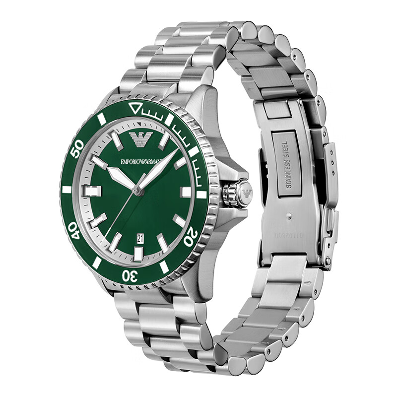 EMPORIO ARMANI, Zeng Shunxi's Same Style, Water Ghost Series Men's Mechanical Watch, Birthday Gift for Boyfriend, AR60080