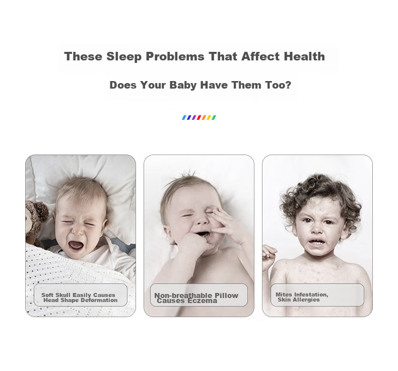 Bebebus Infant Shaping Pillow for 0-6 Months, Round Head Correction, Baby Pillow for 0-1 Year Old, Anti-Bacterial And Anti-Mite Model 4