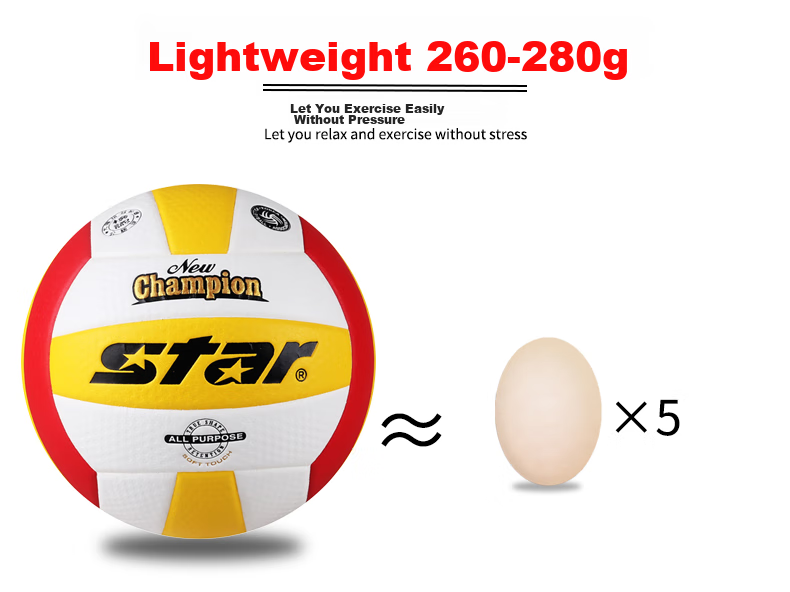 Star Volleyball Official Match Ball for High School Entrance Exam No. 5 Sports Training And Competition, Professional Standard Soft And Wear-Resistant VB425-34 6