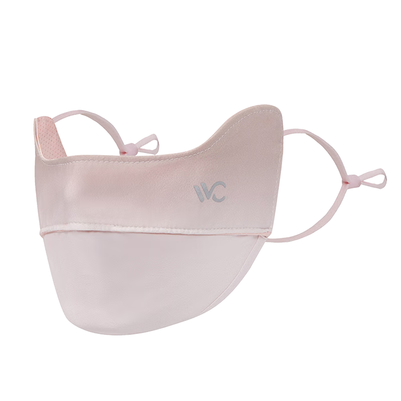 VVC Sun Protection Face Mask for Women, Thin Style, Sunshade Blush Mask, Outdoor UV Protection Face Cover, Beige