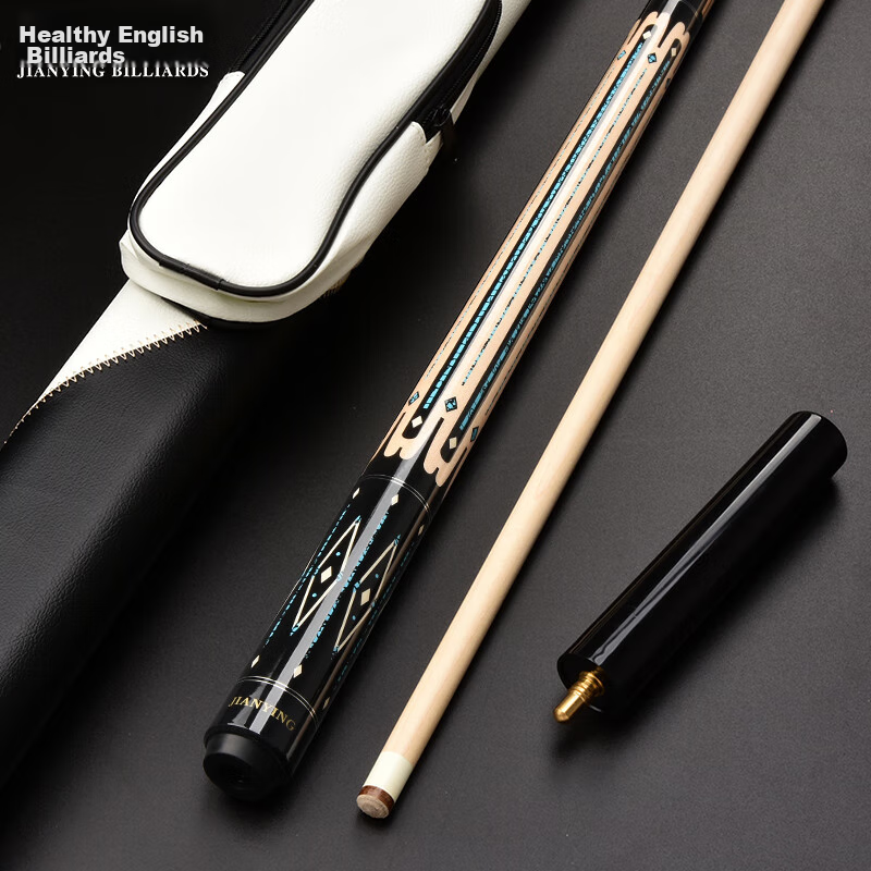 Jianying Billiard Cue Beyond Series, Big Head Chinese Black 8-Ball American Nine-Ball Cue Pool Cue, Xinghe 12.5mm