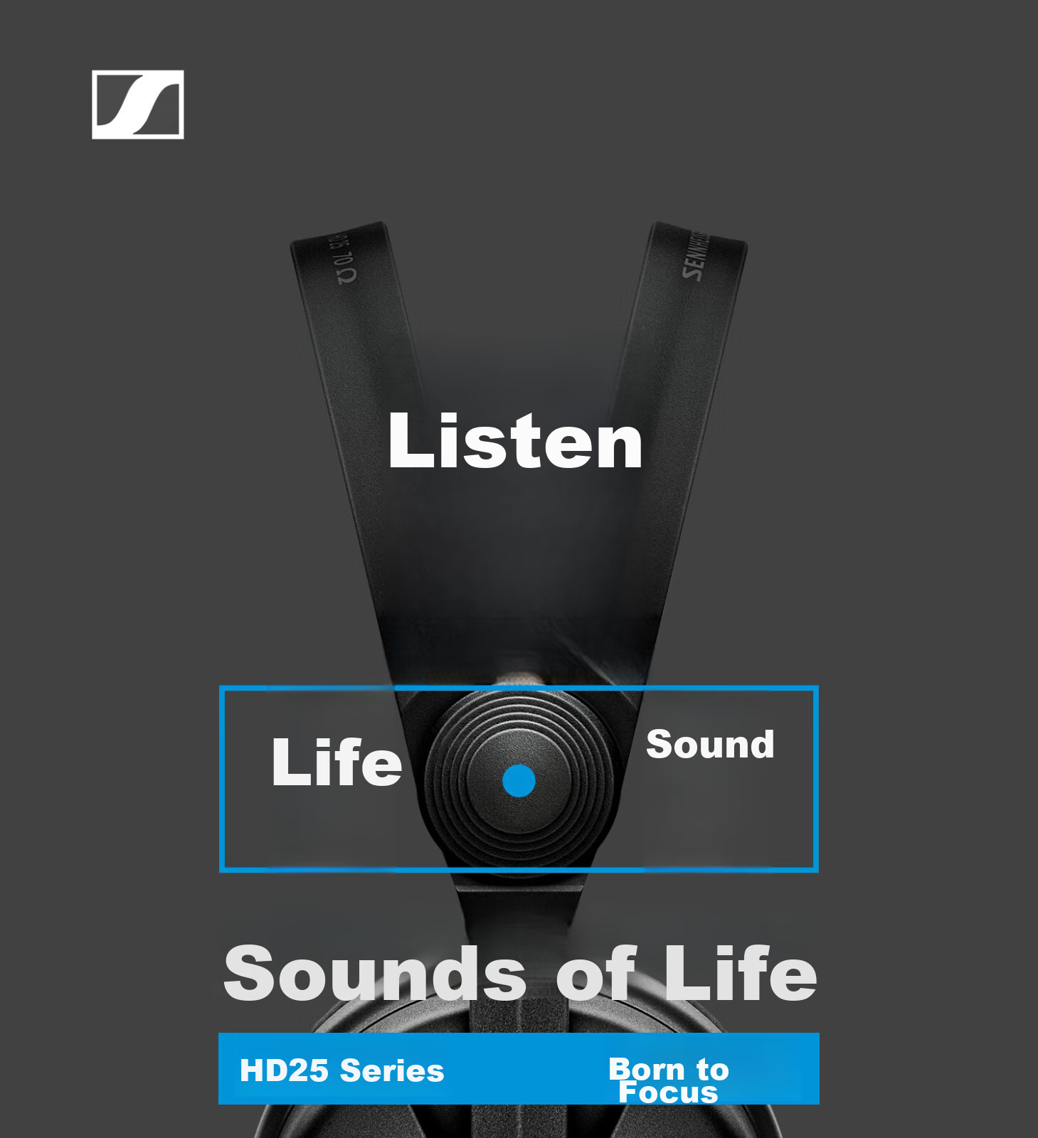 Sennheiser HD25 Professional Wired Over-Ear Monitoring Headphones for Stage Performance, Recording Studio, Music Production, Filming, And Audiophile Monitoring 1