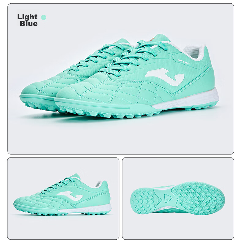 JOMA Soccer Shoes for Children TF Turf Cleats Boys Girls Youth Students Non-Slip Wear-Resistant Football Training Shoes Fluorescent Green Size 36 22