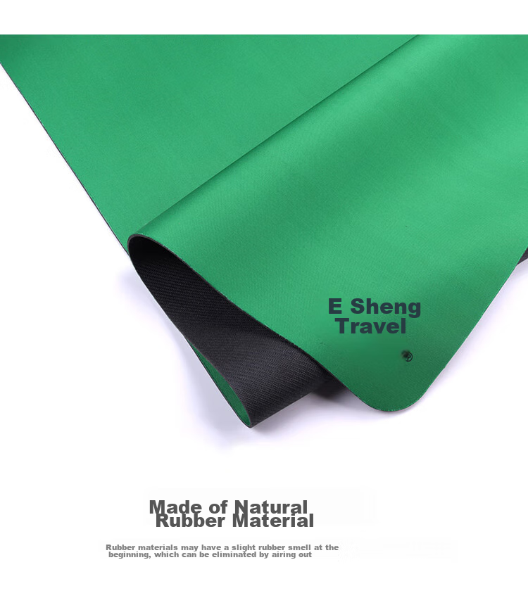 Shenglv Mahjong Table Mat Rubber Mahjong Pad, 85cm Table Game Poker Tablecloth, Non-Slip Waterproof Table Cover, Cuttable, Gree 3