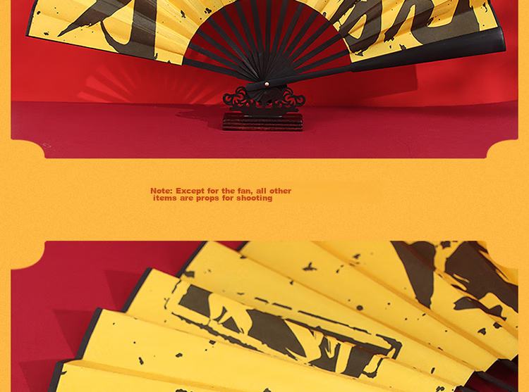 Jidukongjian Kung Fu Fan, Folding Fan 8 Inches, Tai Chi Ringing Fan, Martial Arts Performance Dance Fan, Birthday Gift for Parents, Chinese Style 14