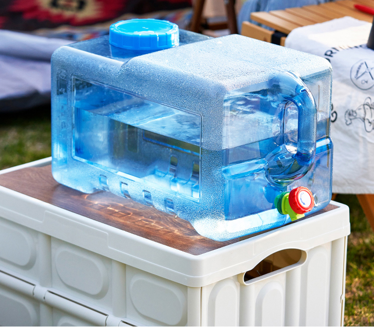 Suncojia Water Bucket, Outdoor Water Storage Bag with Tap, Portable Handheld Water Bag, Large Capacity Sandbag, Foldable Water Bucket 3