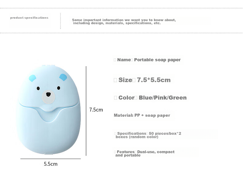 Siwangongli Disposable Soap Sheets Portable Soap Paper for Travel, Outdoor Use, Children, Mini Petals Hand Washing Sheets SW7372 4