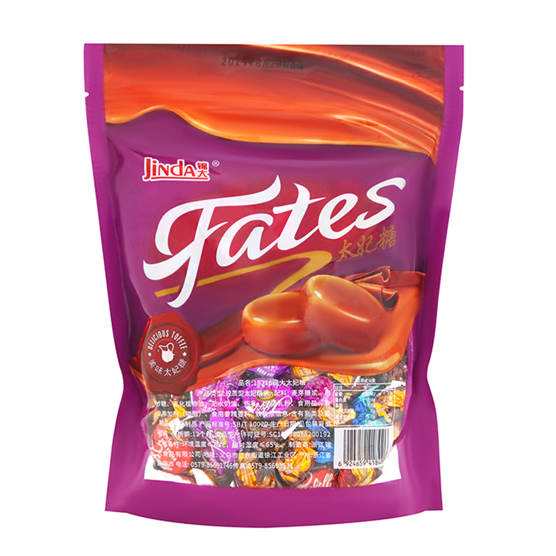 锦大多彩太妃糖 500g/袋装 喜糖 软糖 婚庆招待糖 糖果 休闲零食