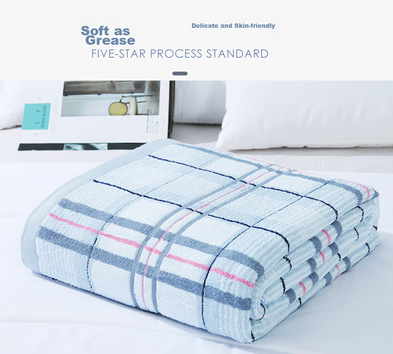 KING SHORE Pure Cotton Honeycomb Towel Blanket, Washable Quilt, Air Conditioning Blanket, Multifunctional Nap Cover, Class A Fleece Blanket, One Piece 2