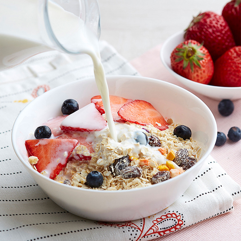 悠采中粮冲调燕麦礼盒1920g（480g*4盒）高纤早餐代餐 节日送礼团购