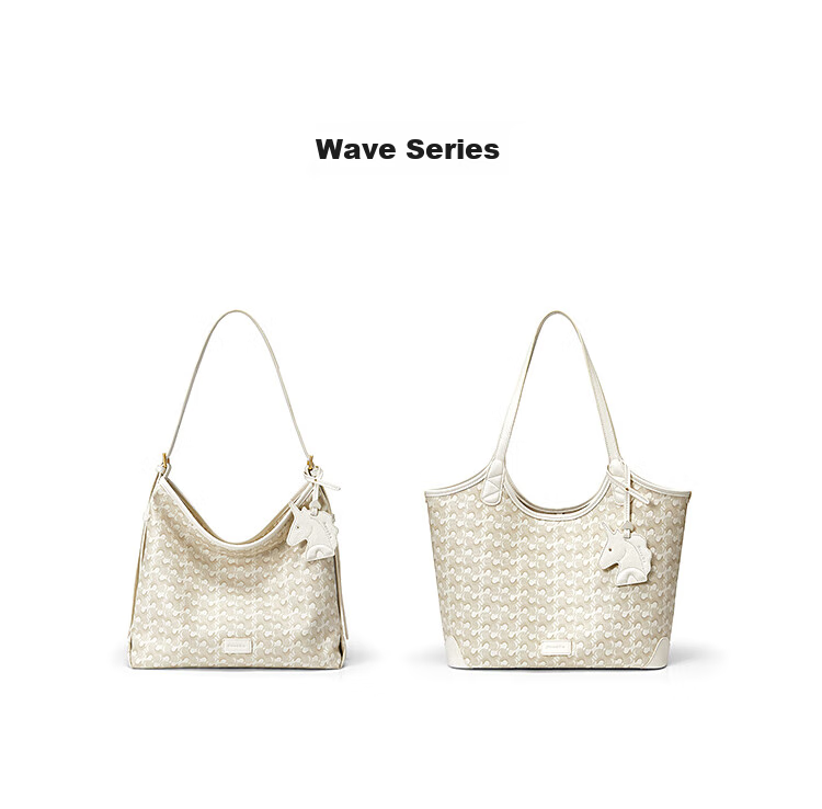 NUCELLE Wave HOBO Handbag for Women, Light Luxury Large Capacity Bucket Bag, Shoulder Crossbody Underarm Commuter Ladies Bag, Birthday Gift 32