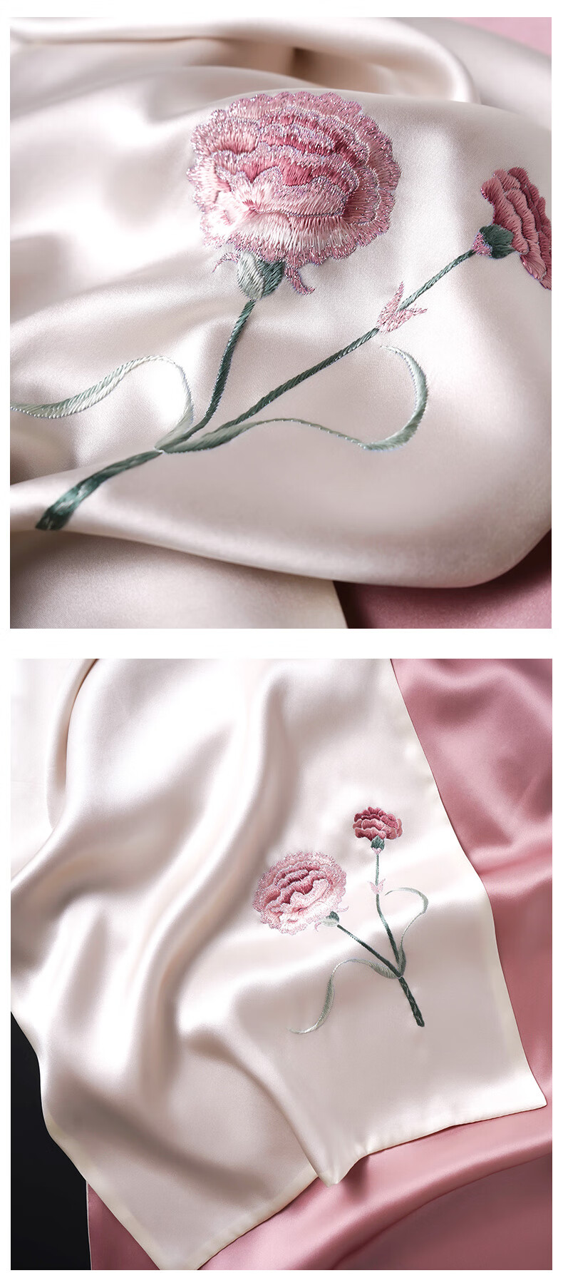Hangsifu Suzhou Silk Scarf, Mulberry Silk Shawl, Autumn And Winter Neck Protection Wrap, Birthday Gift for Wife, Mother, And Wome 27