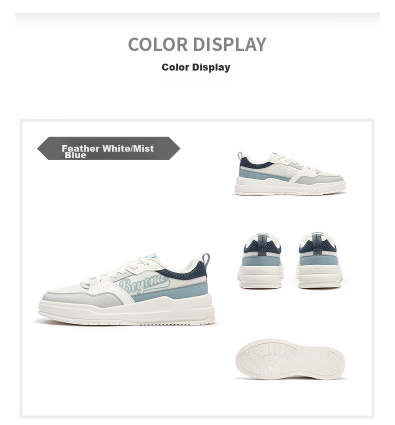 361° Men's Sports Shoes Breathable Thick Sole Casual Sneakers Spring Summer New Model 672616609-2 5