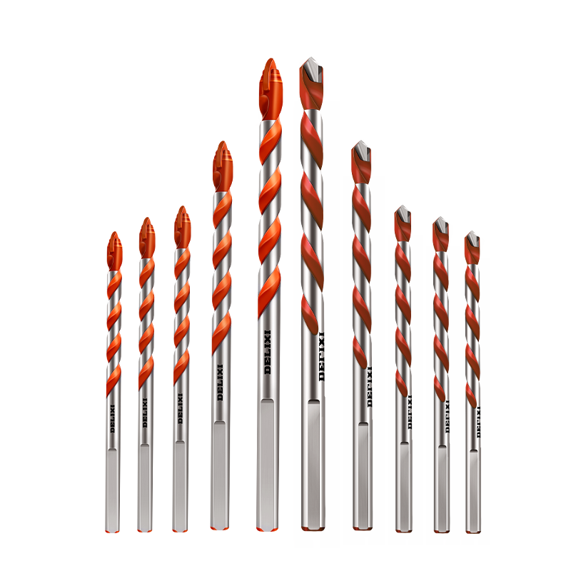 DELIXI ELECTRIC Bawang Drill Ceramic Tile Hole Alloy Drill Wall Concrete Twist Drill Bit DLX-G5 [6mm]