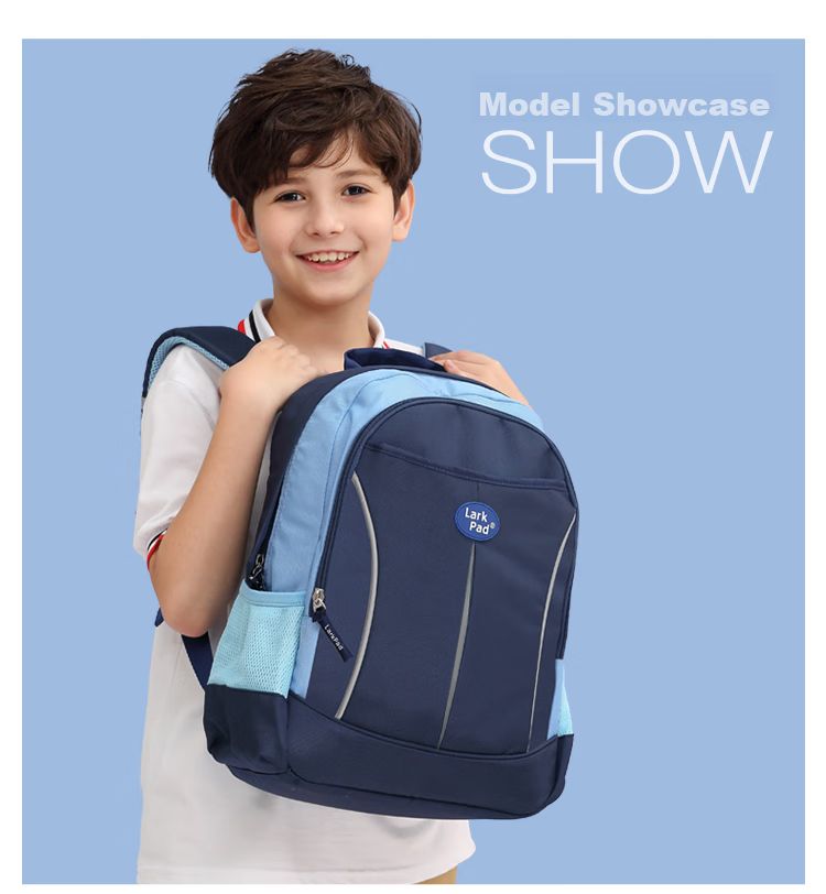 Lark Pad Elementary School Backpack for Boys And Girls Grades 3-6, Middle School Student Ultra-Lightweight Reduced Burden Shoulder Bag Children's Backpack 128 Duke Blue 17