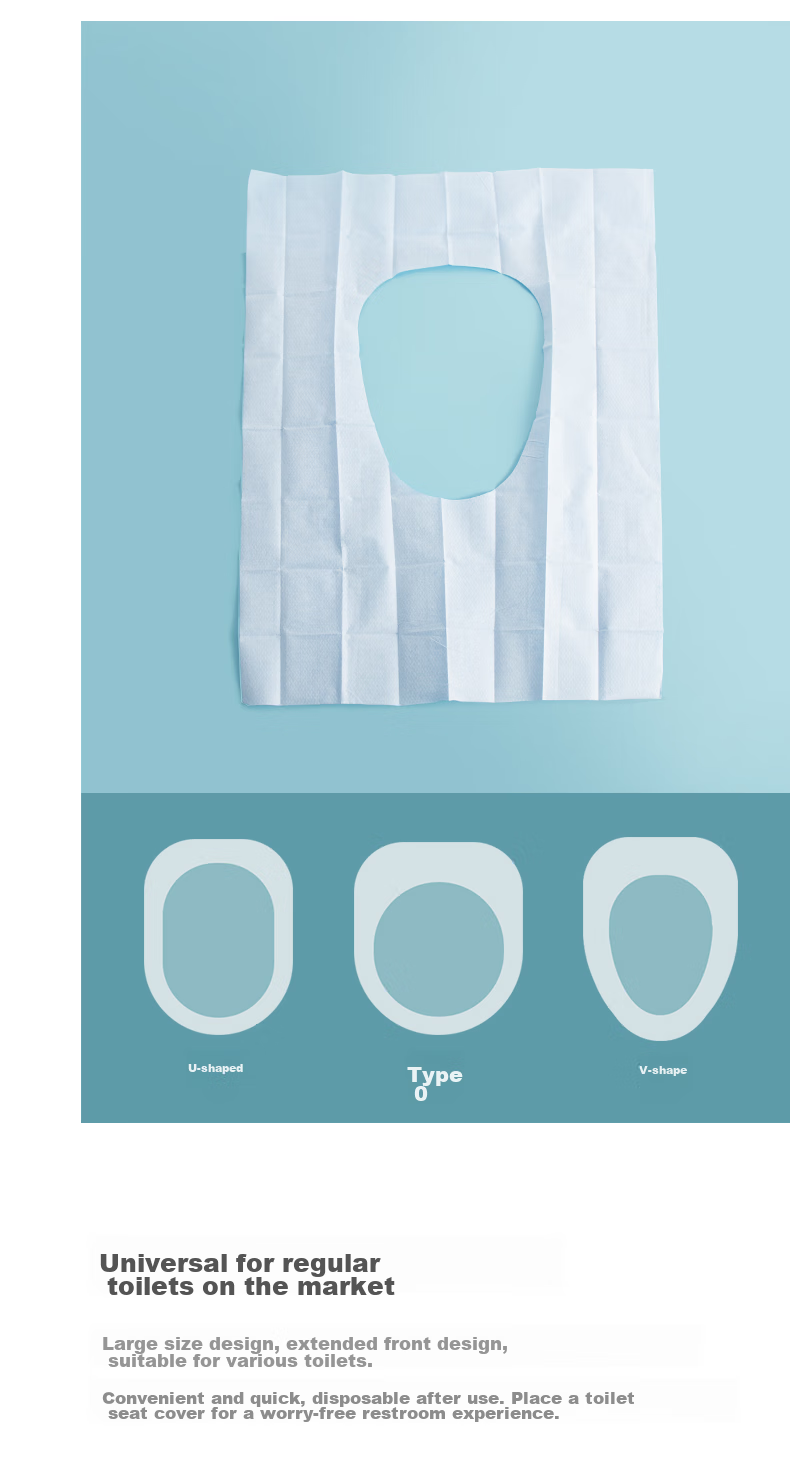 HINCLOUD Disposable Toilet Seat Covers, Travel Toilet Seat Protectors, Paper Box Packaging, 30 Pieces (Random Old Or New Packaging) 7