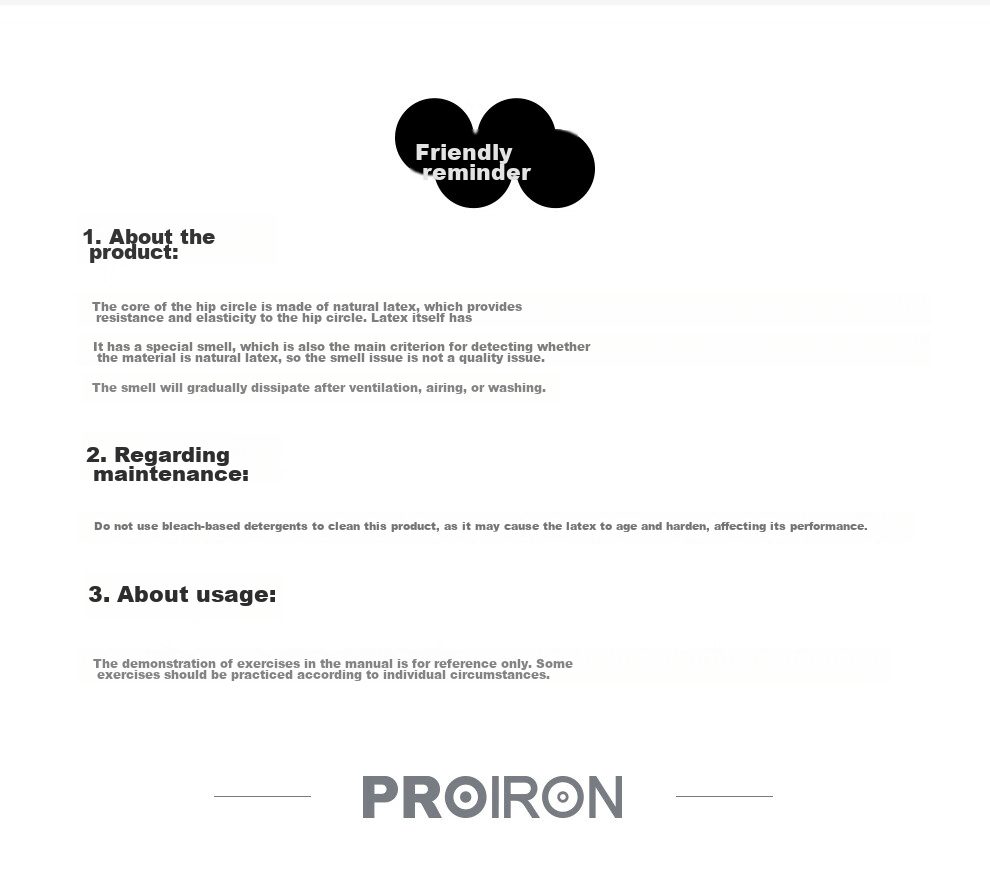PROIRON Puli'ai, Hip Elastic Band, Leg Fitness Yoga Resistance Band, Non-Slip And Non-Rolling Edge, Butt-Lifting Device 16