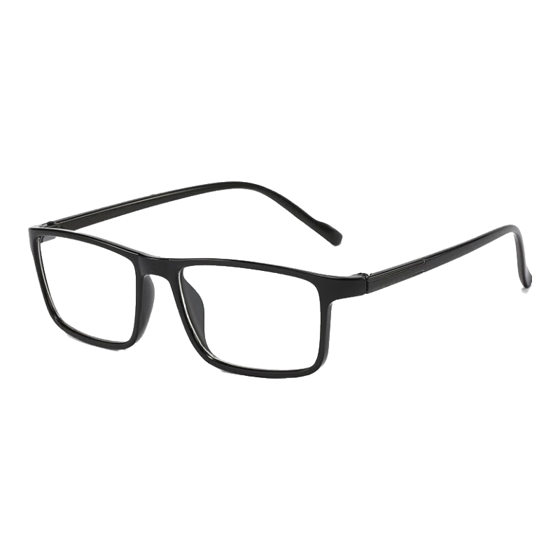 DRATRA Clear Reading Glasses, Classic Square Frame, Lightweight And Comfortable for Elderly, Unisex, Stylish, Ultra-Light And Portable
