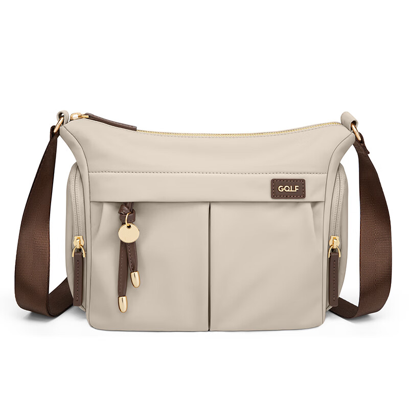 GOLF Shoulder Crossbody Bag, Women's Canvas Bag, Large Capacity Commuter Versatile Ladies' Handbag, Water-Resistant Phone Pouch