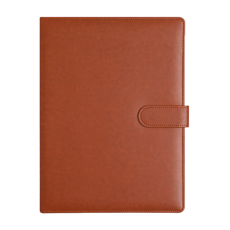 Jiaranheng A4 Large Notebook, 360 Pages, Thickened, Hard Cover with Buckle, Large Size Journal, for College Students And Postgraduate Exam Preparation, Business Meeting Record Book, Customizable, Brow