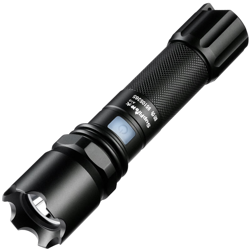 SupFire High-Intensity Flashlight, Mini Compact Household Ultra-Bright Long-Lasting Waterproof LED Long-Range Self-Defense Outdoor Lighting Lamp