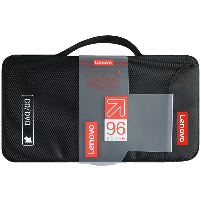 Lenovo Car CD Storage Case, CD/DVD Disc Holder, Oxford Cloth 96 Pieces, Home Storage Case