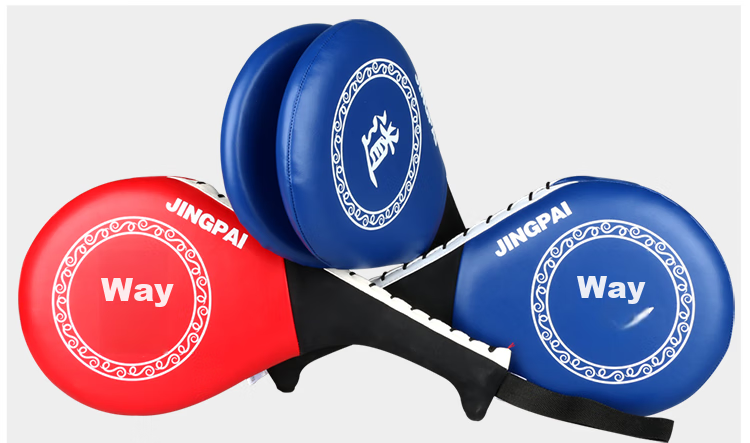 Jingpai Karate Foot Target Training Equipment for Adults And Children, Chicken Leg Target, Hand Target, Foot Board, Red, 2 Pieces 10